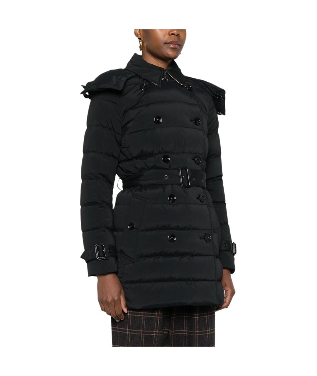 BURBERRY Черный пуховик, фото 4