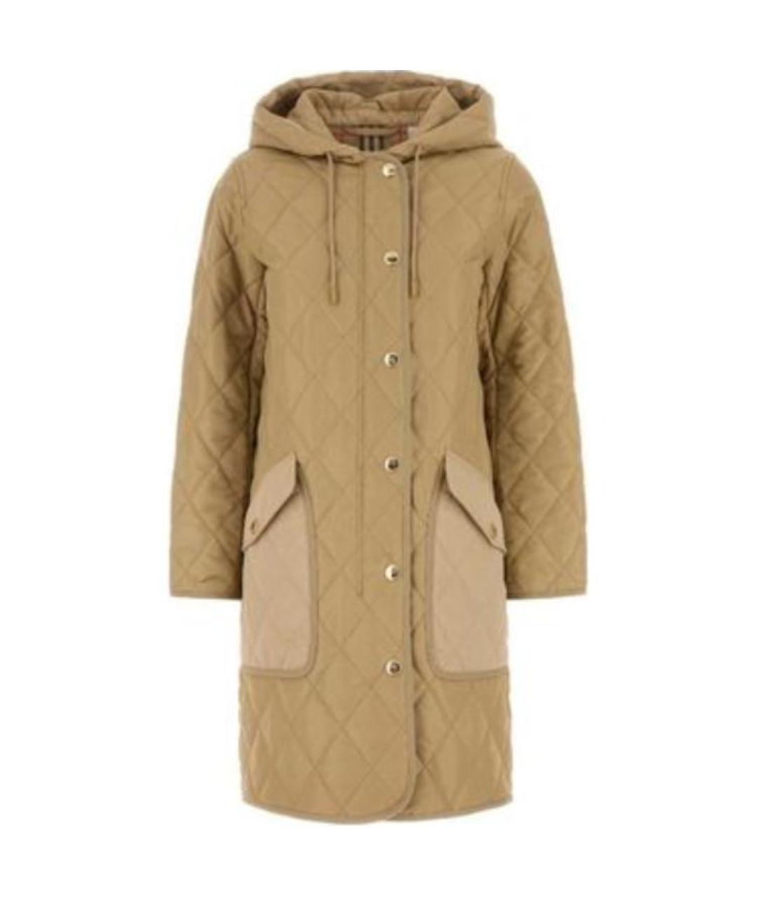 BURBERRY Бежевое пальто, фото 1