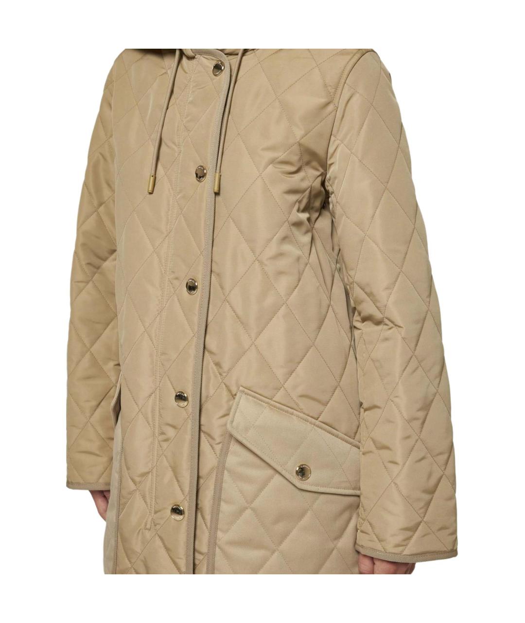 BURBERRY Бежевое пальто, фото 5