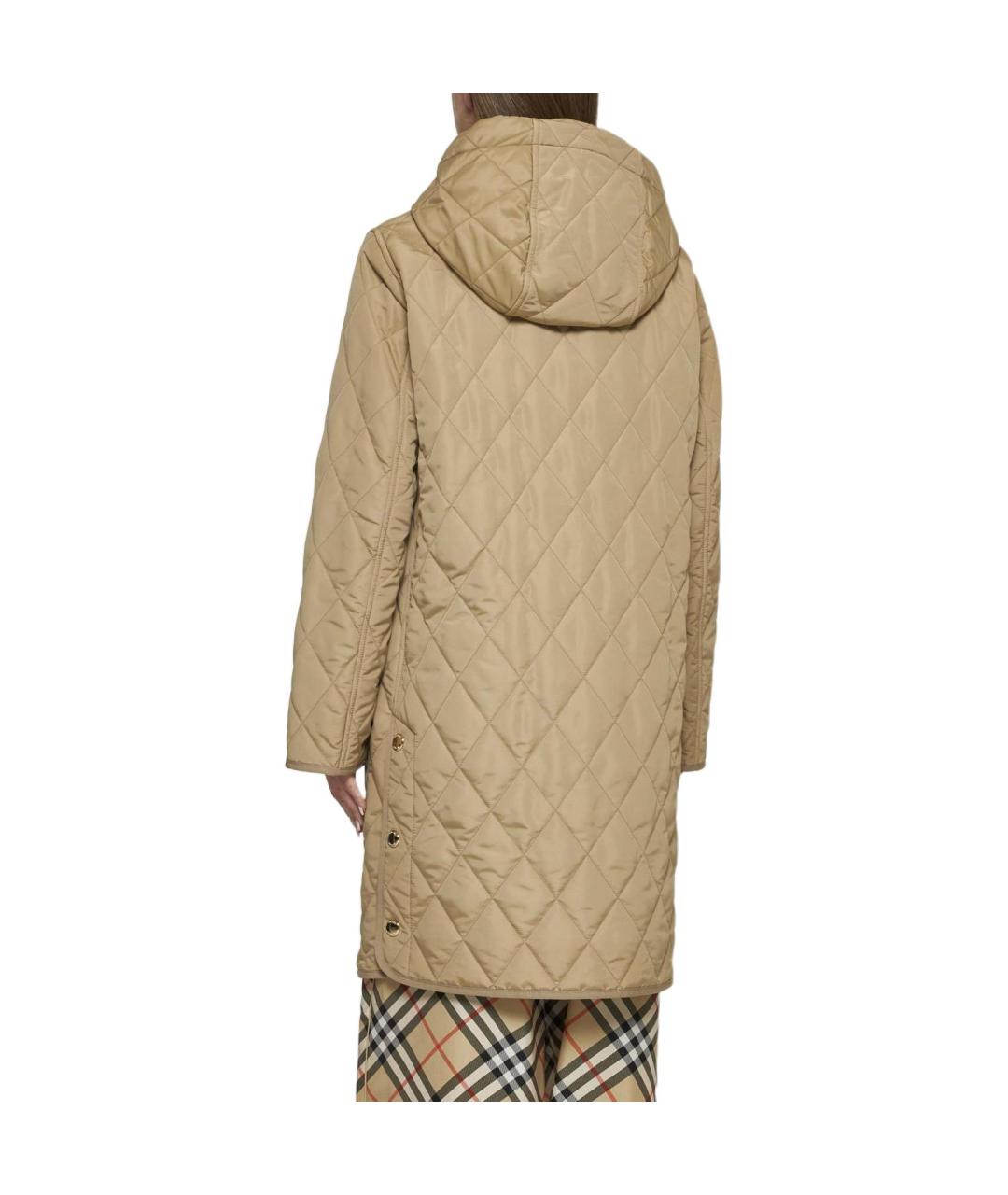 BURBERRY Бежевое пальто, фото 4