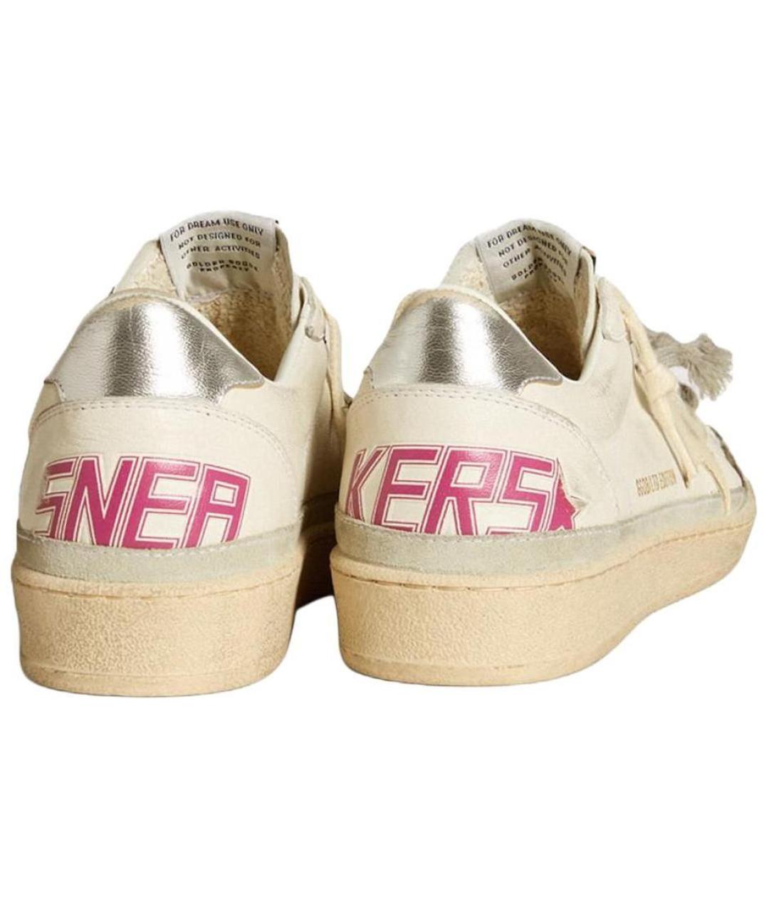 GOLDEN GOOSE DELUXE BRAND Бежевые замшевые кеды, фото 4