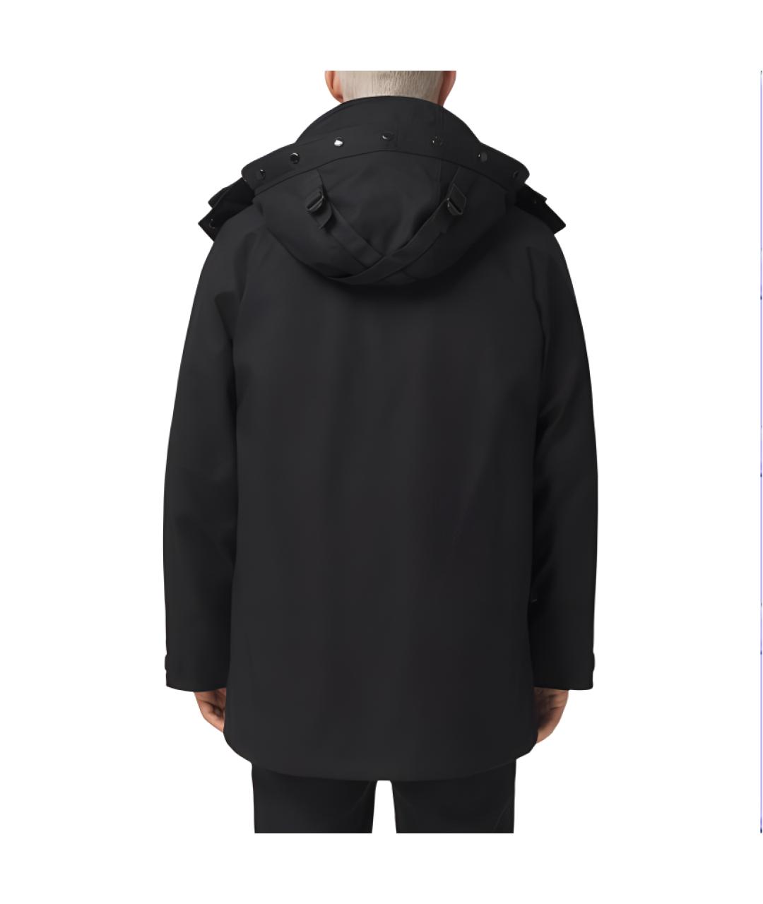 BURBERRY Черный тренч / плащ, фото 3