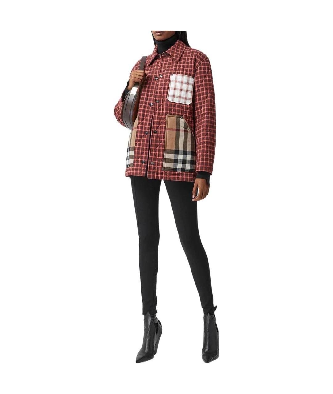 BURBERRY Красная куртка, фото 4