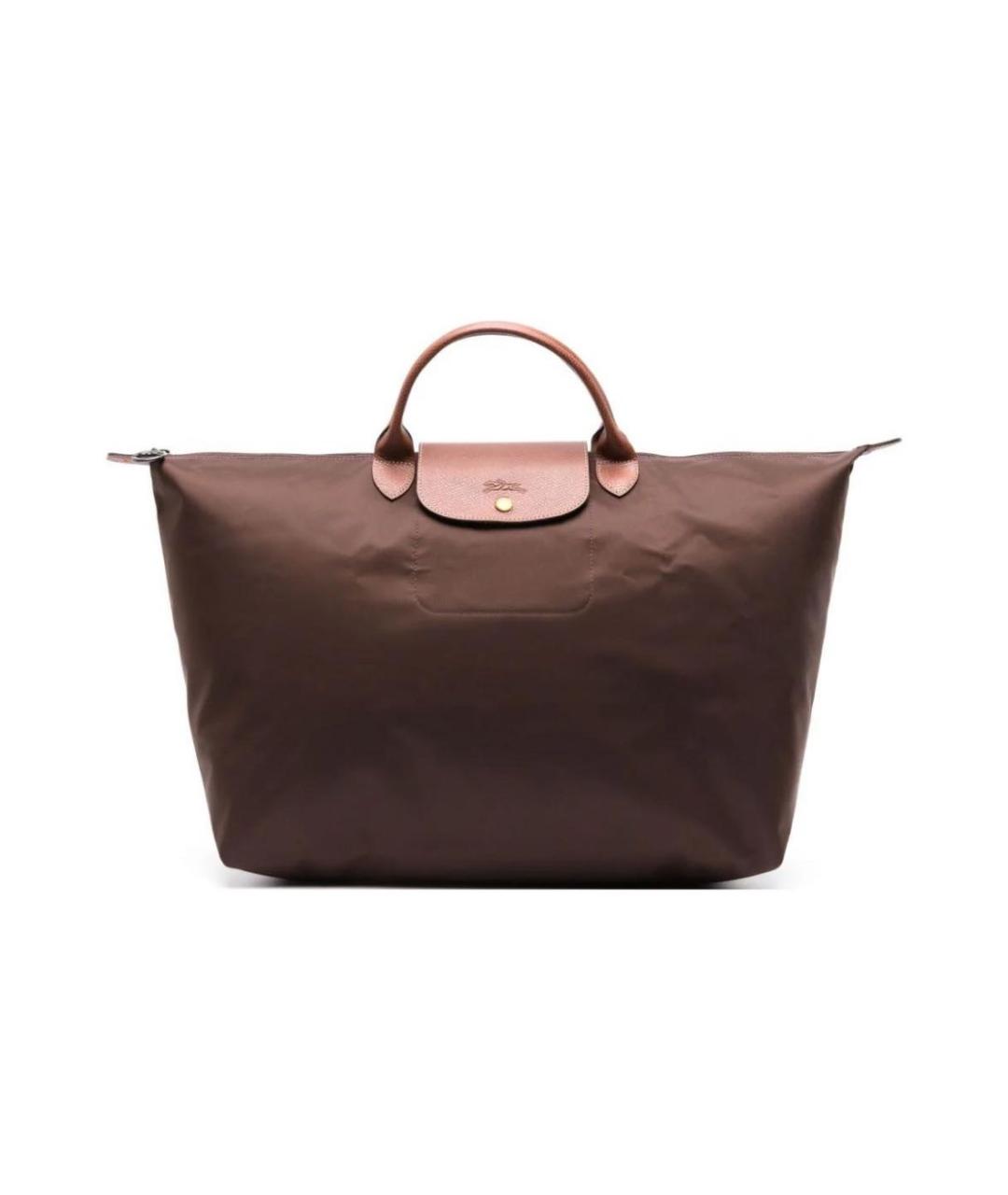 LONGCHAMP Коричневая сумка тоут, фото 3