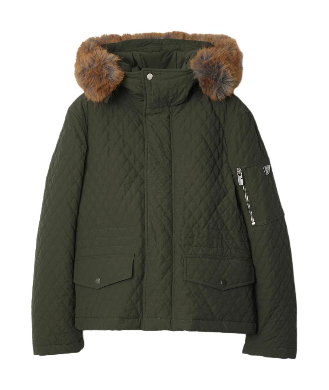 BURBERRY Зеленая куртка, фото 1
