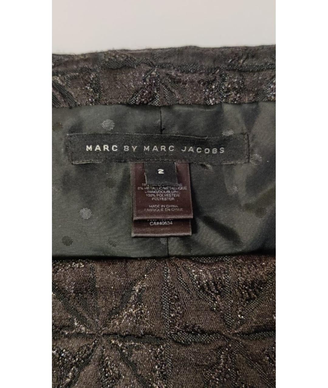 MARC BY MARC JACOBS Черное полиэстеровое коктейльное платье, фото 5