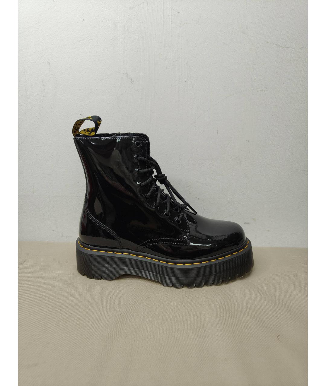 DR. MARTENS Черные ботинки из лакированной кожи, фото 7