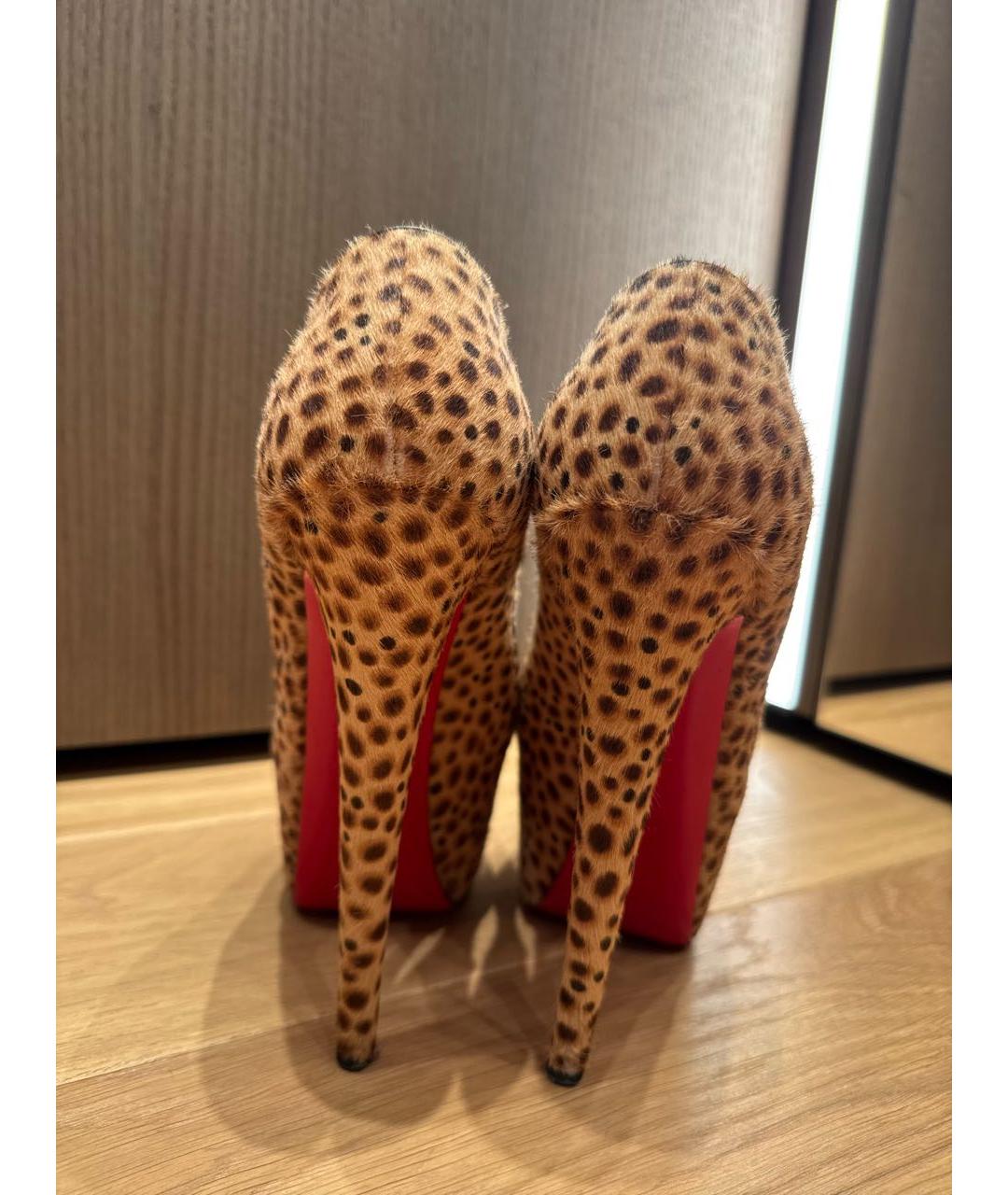 CHRISTIAN LOUBOUTIN Коричневые туфли, фото 4
