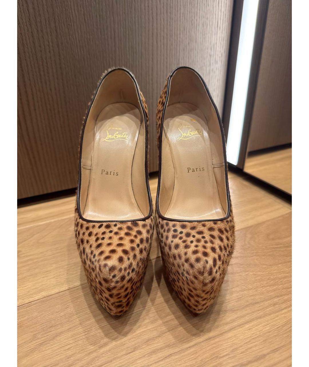 CHRISTIAN LOUBOUTIN Коричневые туфли, фото 3