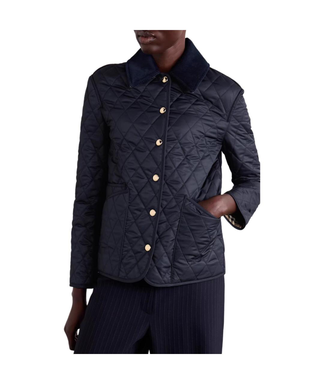 BURBERRY Темно-синяя куртка, фото 3