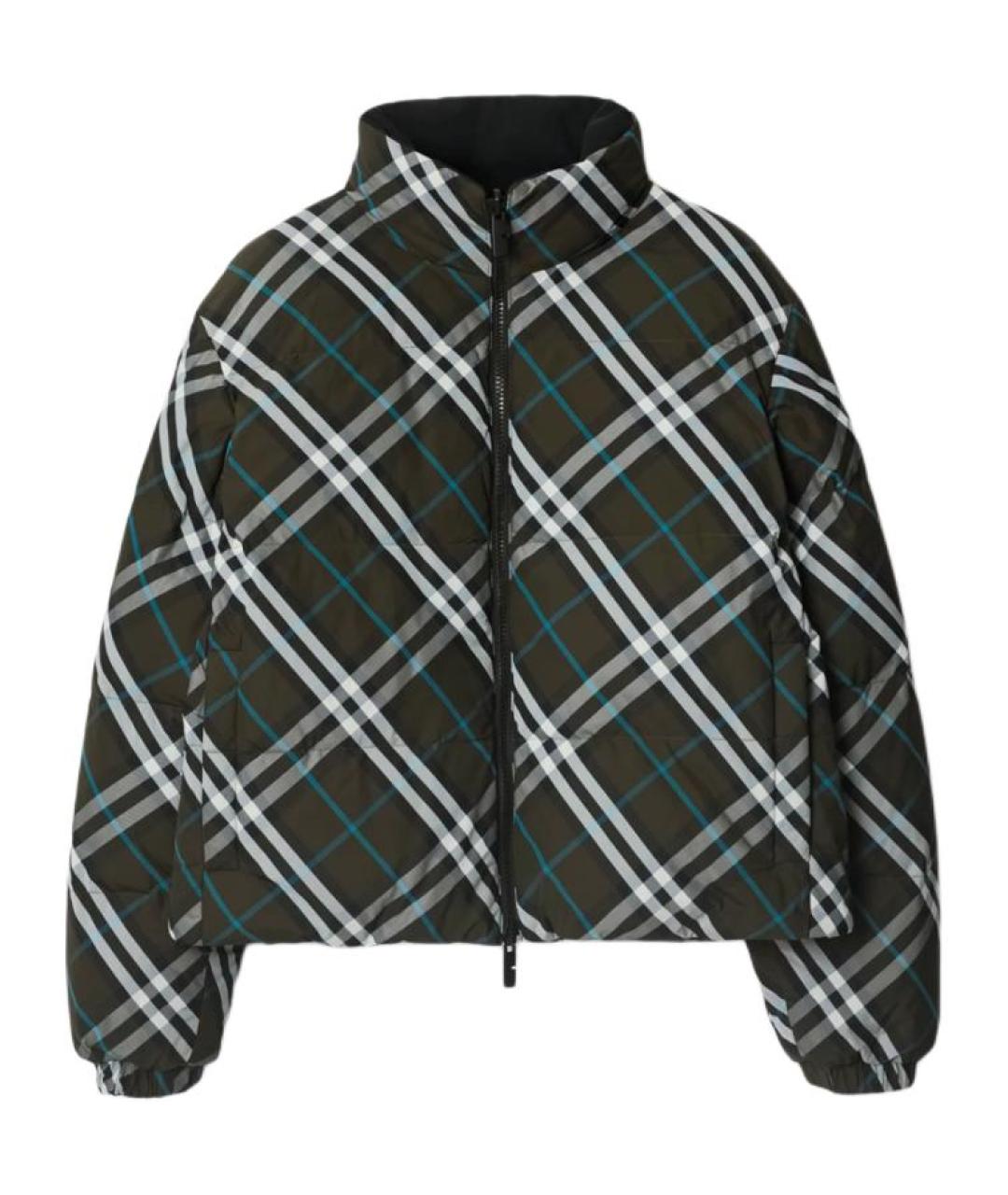 BURBERRY Зеленый пуховик, фото 1