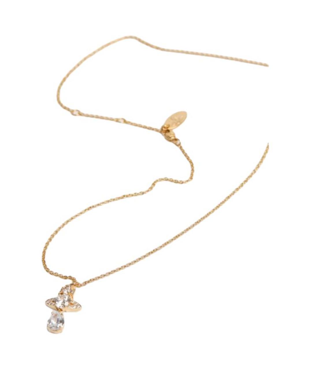 VIVIENNE WESTWOOD Золотая металлическая подвеска, фото 2