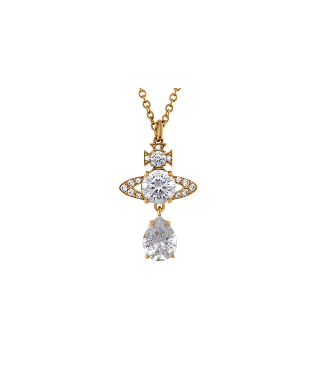 VIVIENNE WESTWOOD Золотая металлическая подвеска, фото 1