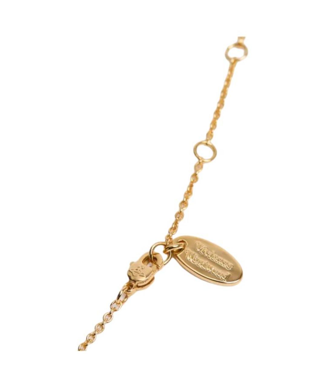 VIVIENNE WESTWOOD Золотая металлическая подвеска, фото 3