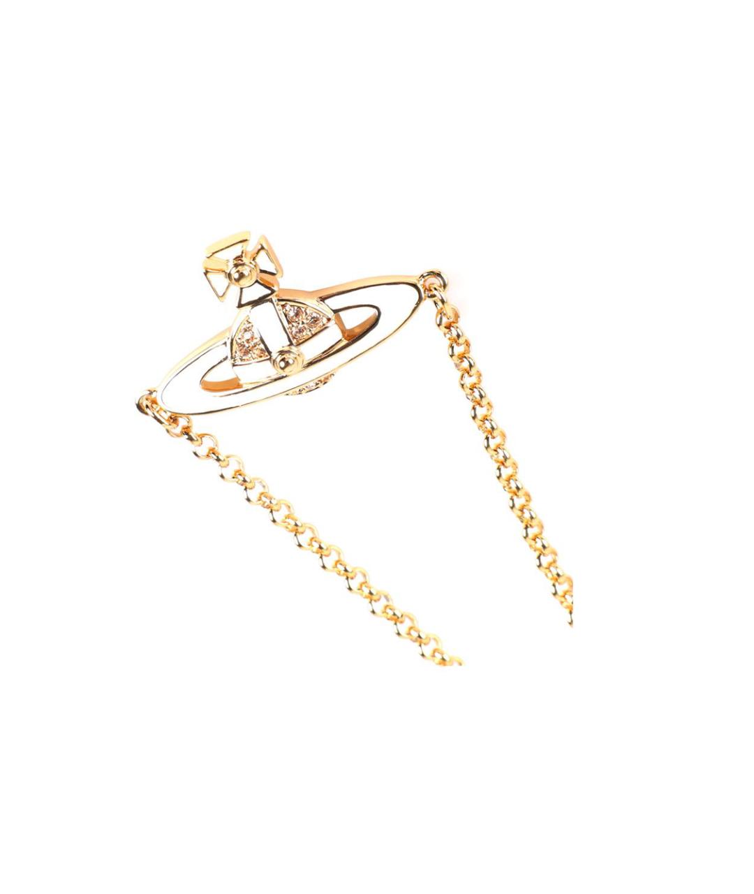 VIVIENNE WESTWOOD Золотая металлическая подвеска, фото 3