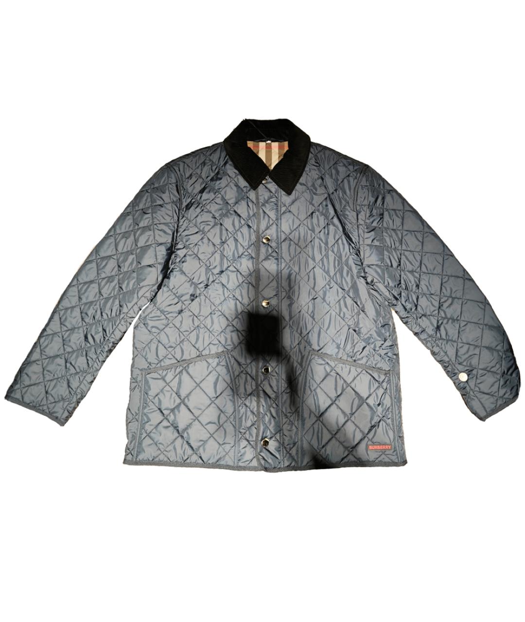 BURBERRY Темно-синий пуховик, фото 1