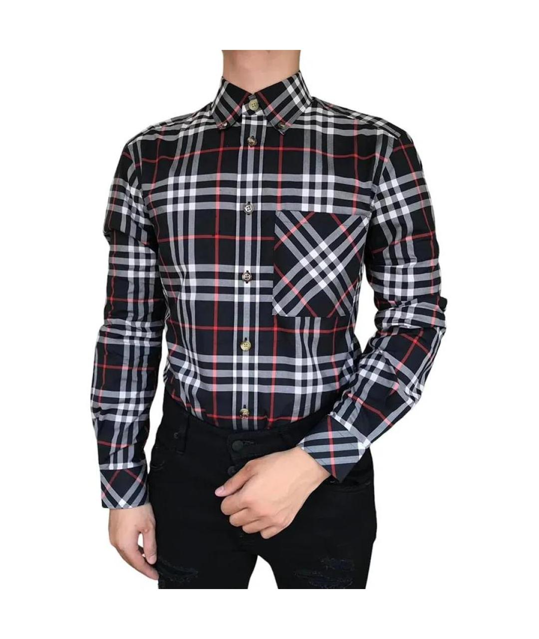 BURBERRY Черная футболка, фото 4