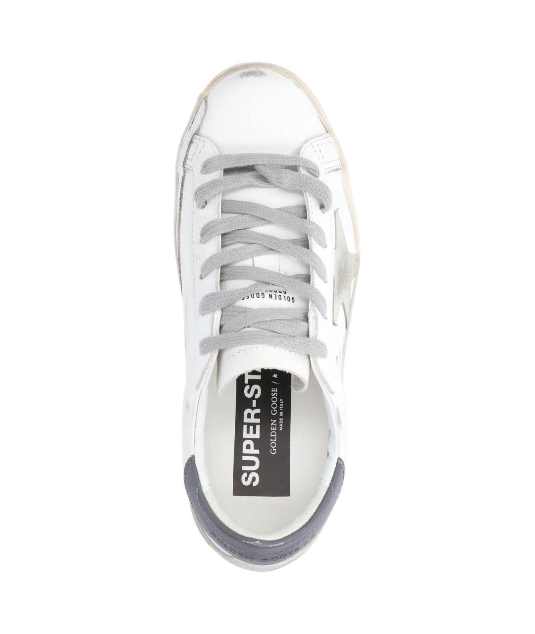 GOLDEN GOOSE DELUXE BRAND Серые кожаные кеды, фото 5