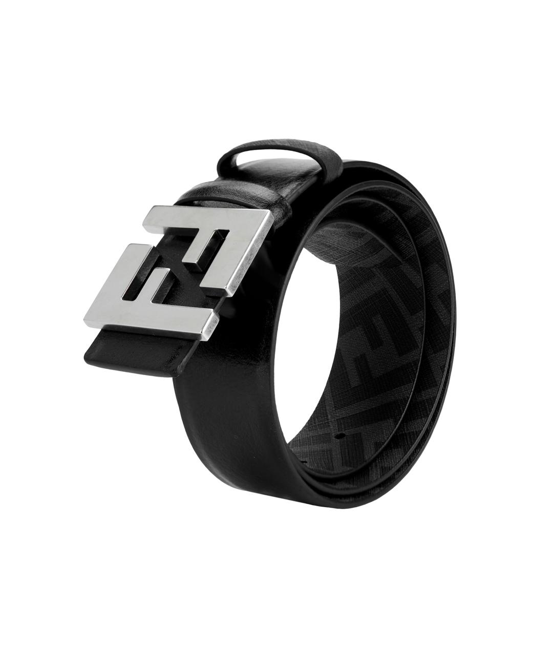 FENDI Черный ремень, фото 3