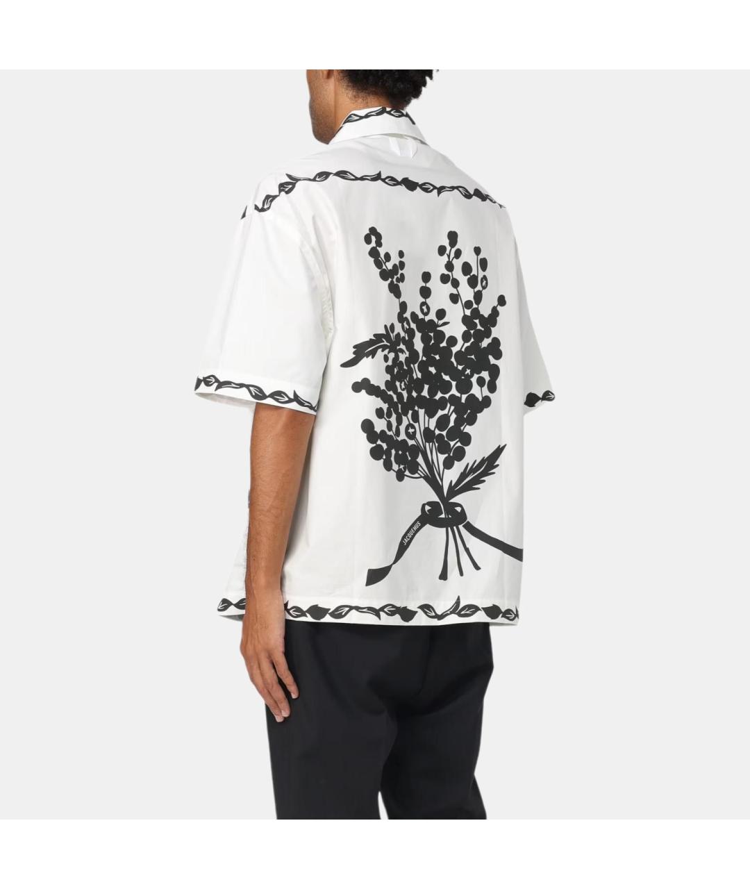 JACQUEMUS Белая футболка, фото 4