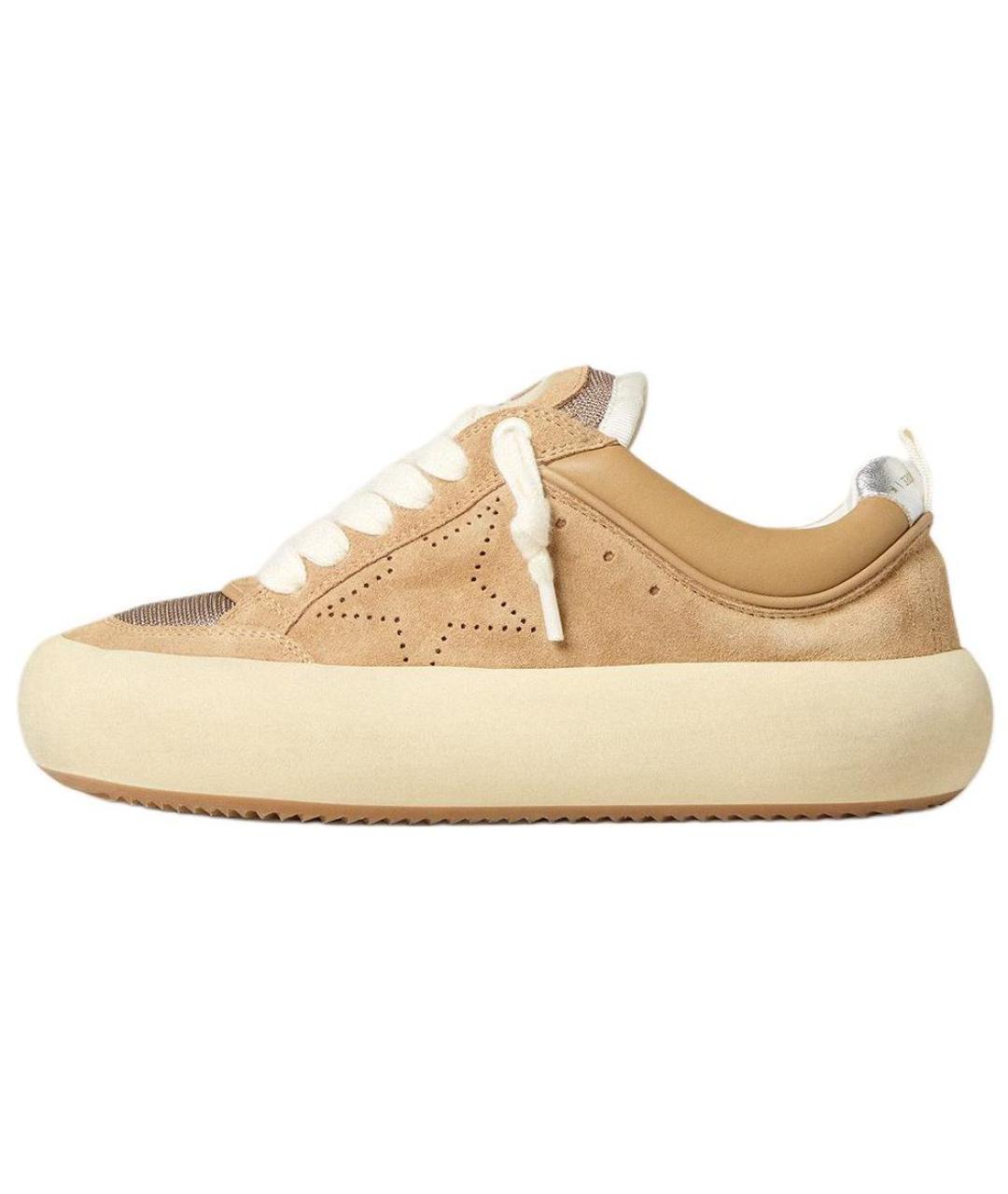 GOLDEN GOOSE DELUXE BRAND Коричневые замшевые кеды, фото 2