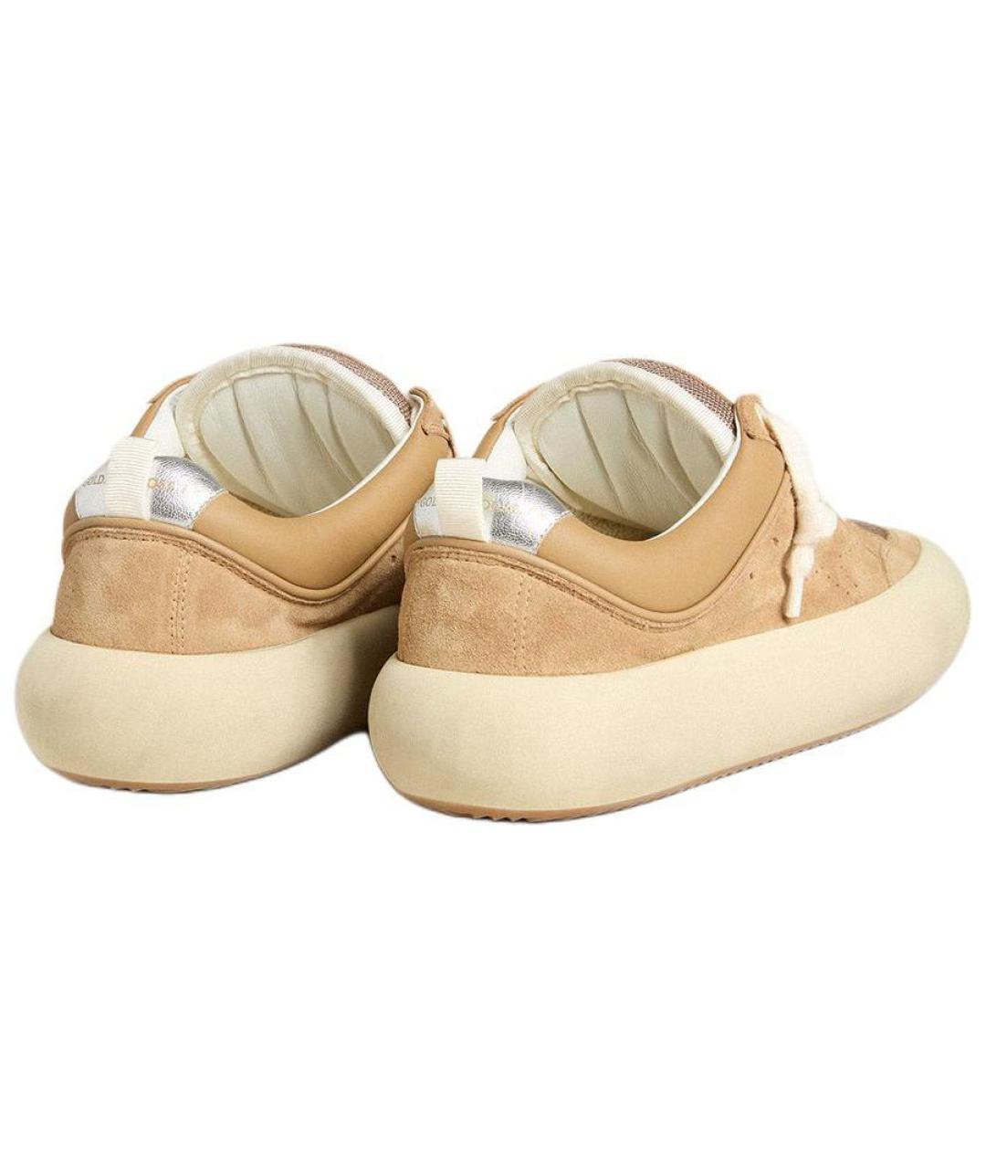 GOLDEN GOOSE DELUXE BRAND Коричневые замшевые кеды, фото 4