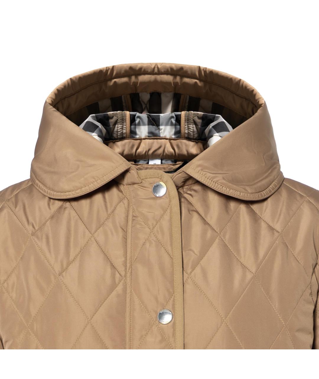 BURBERRY Коричневое пальто, фото 3