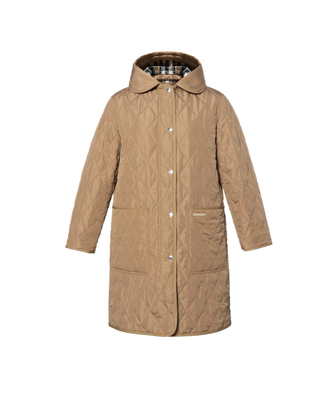 BURBERRY Коричневое пальто, фото 1