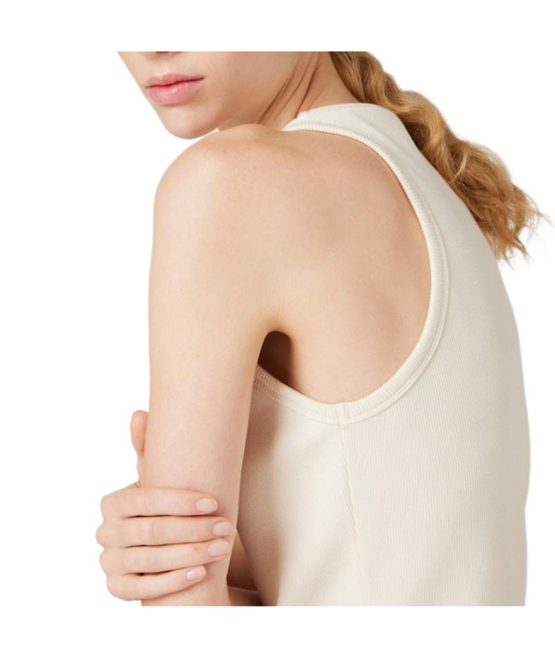 MIU MIU Бежевая майка, фото 5