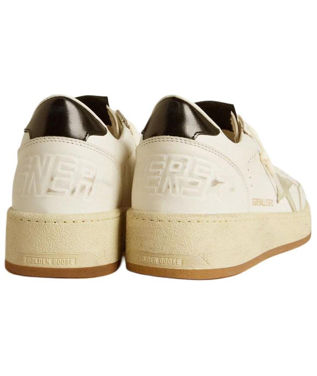 GOLDEN GOOSE DELUXE BRAND Белые кожаные кеды, фото 4