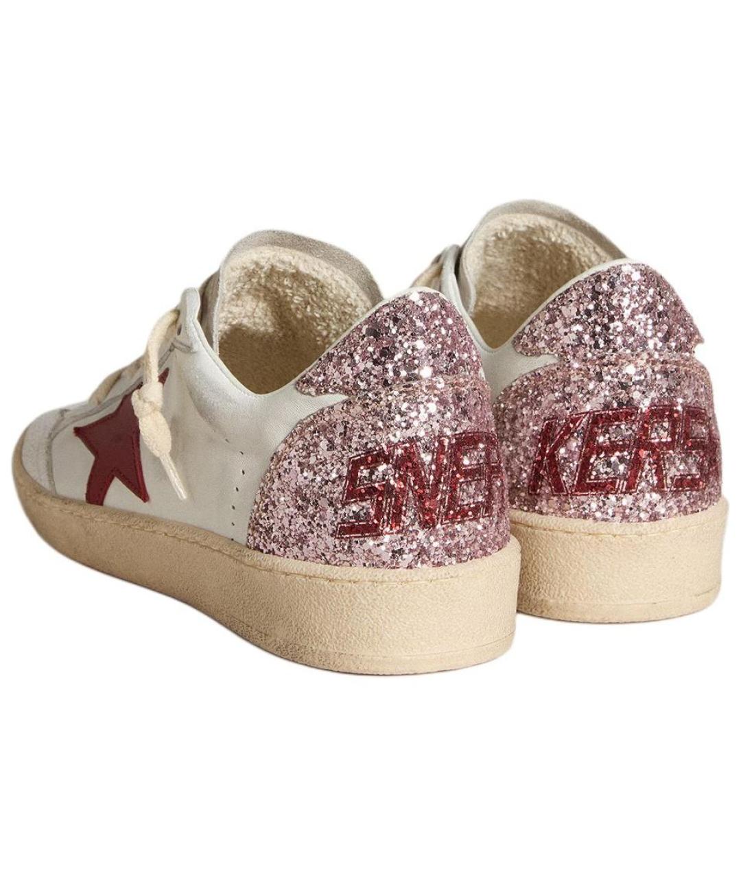 GOLDEN GOOSE DELUXE BRAND Белые замшевые кеды, фото 4