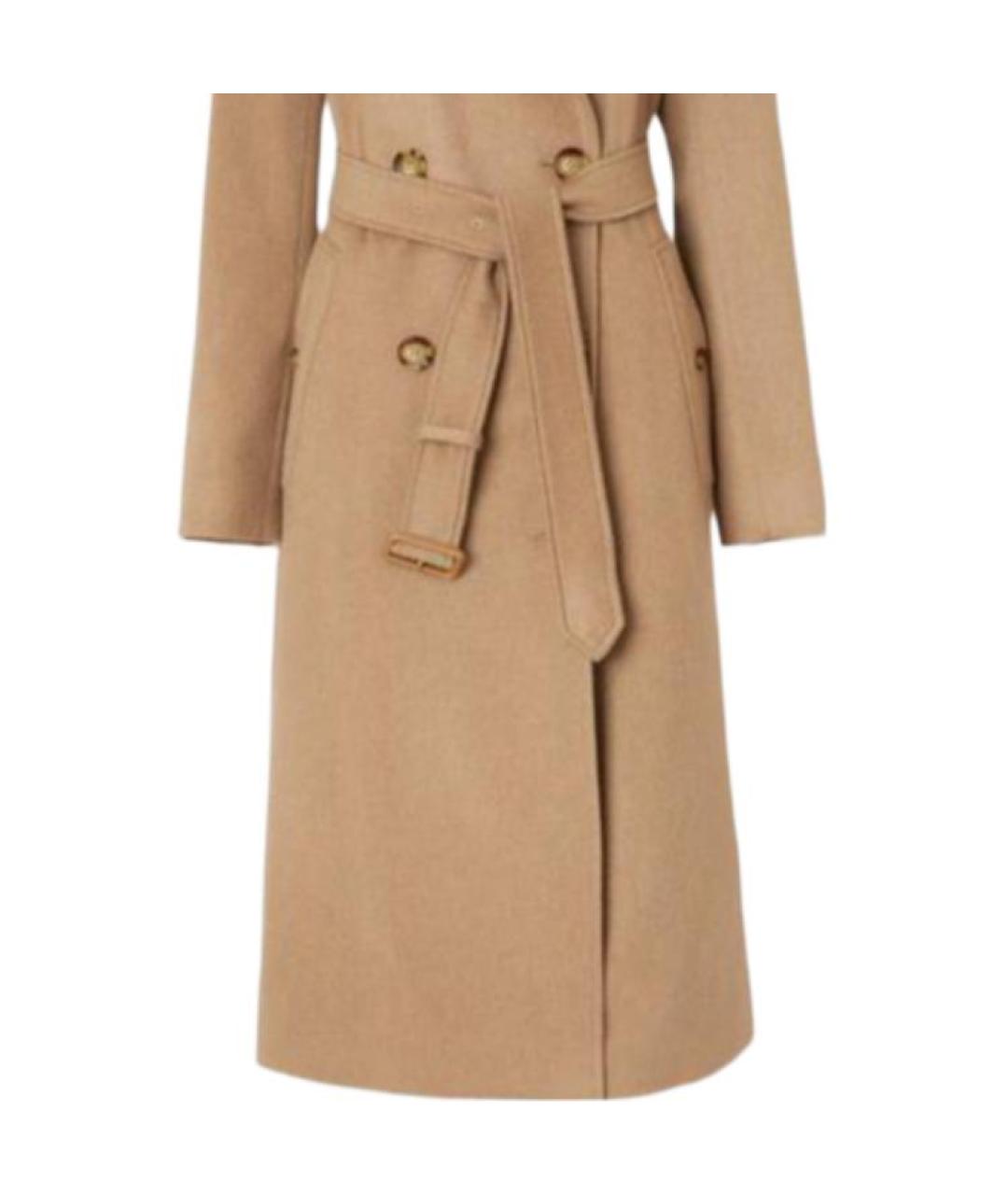 BURBERRY Коричневое пальто, фото 5