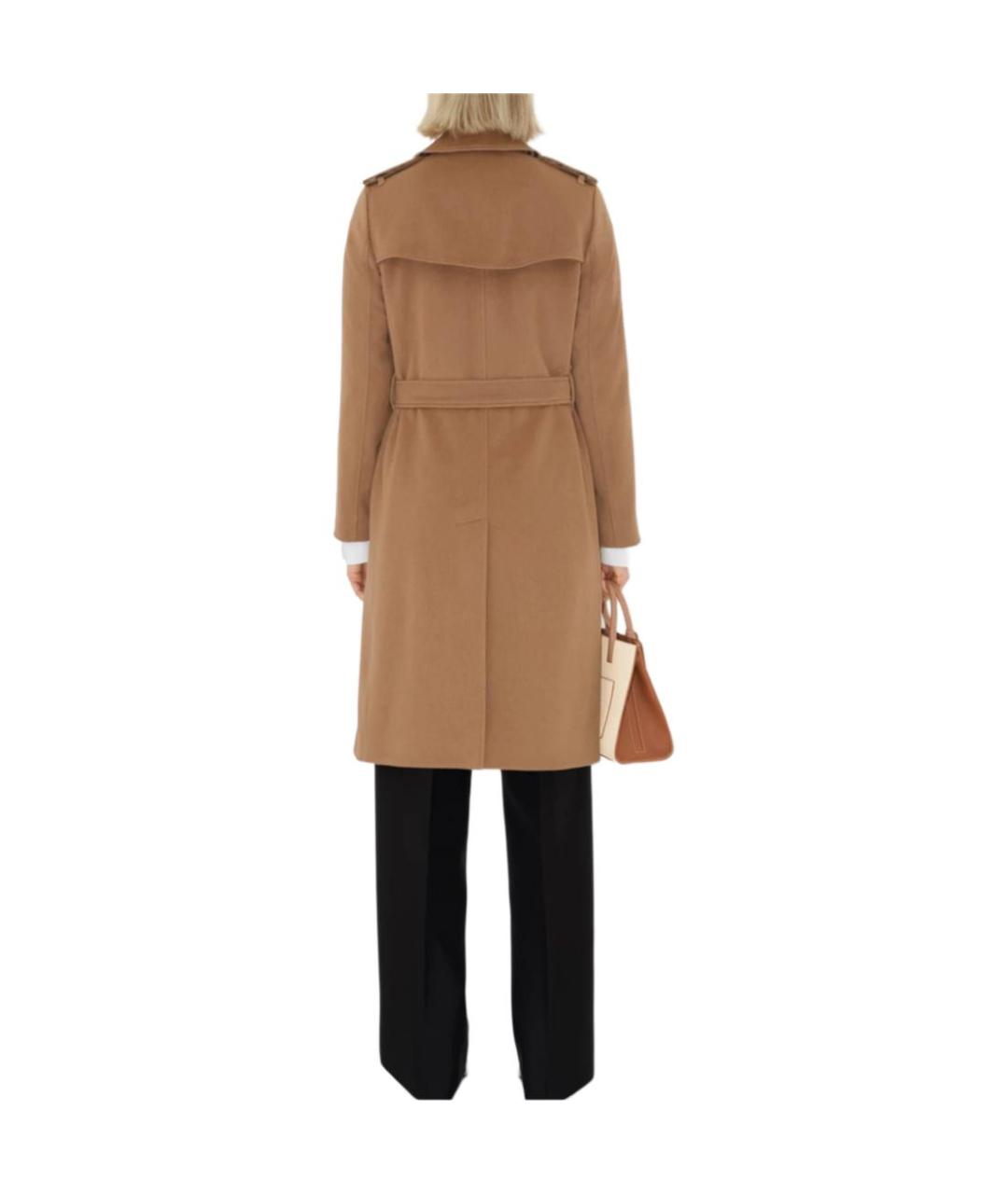 BURBERRY Коричневое пальто, фото 3
