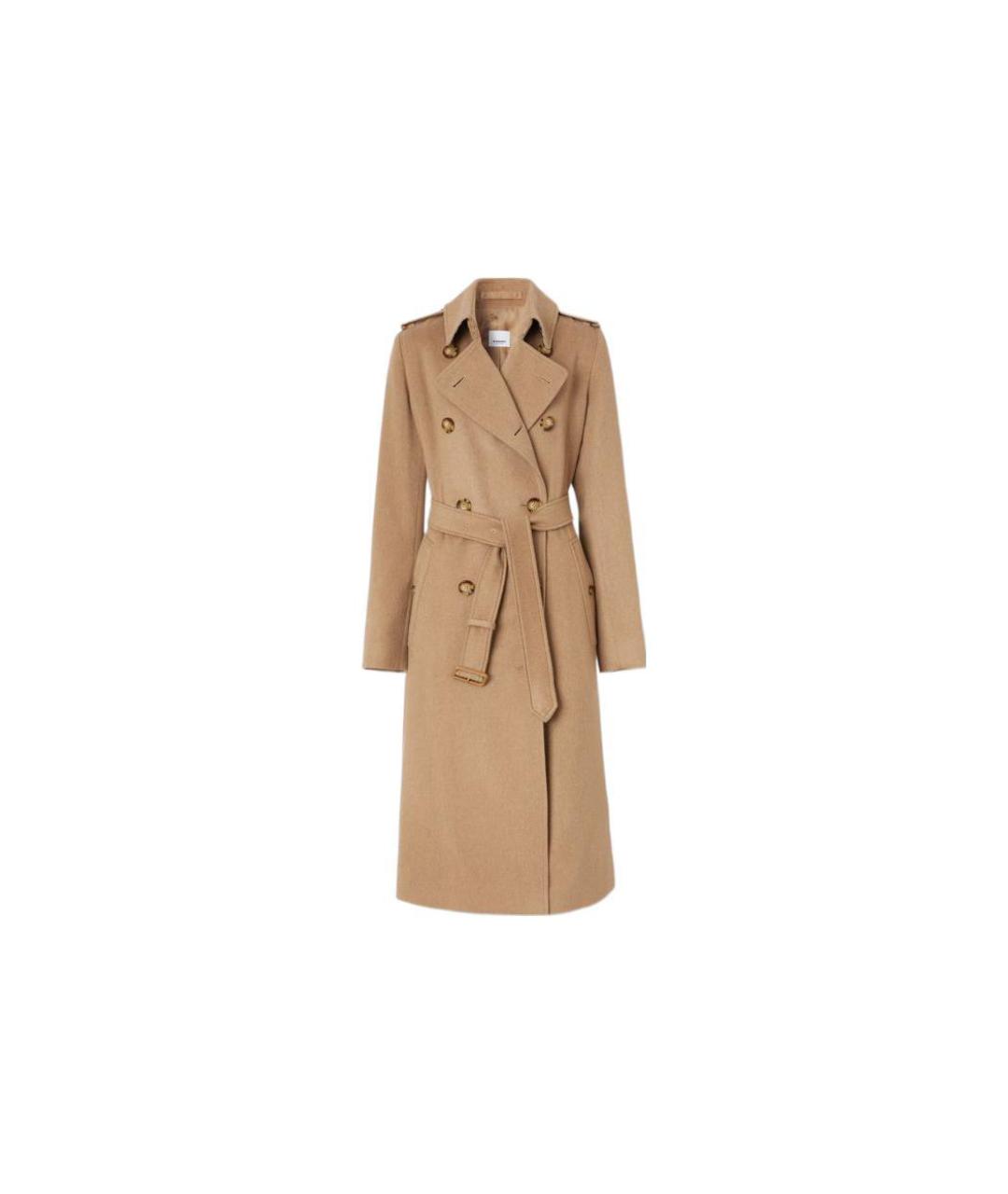 BURBERRY Коричневое пальто, фото 6