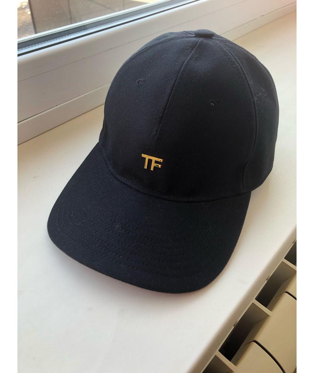 TOM FORD Черная кепка, фото 7