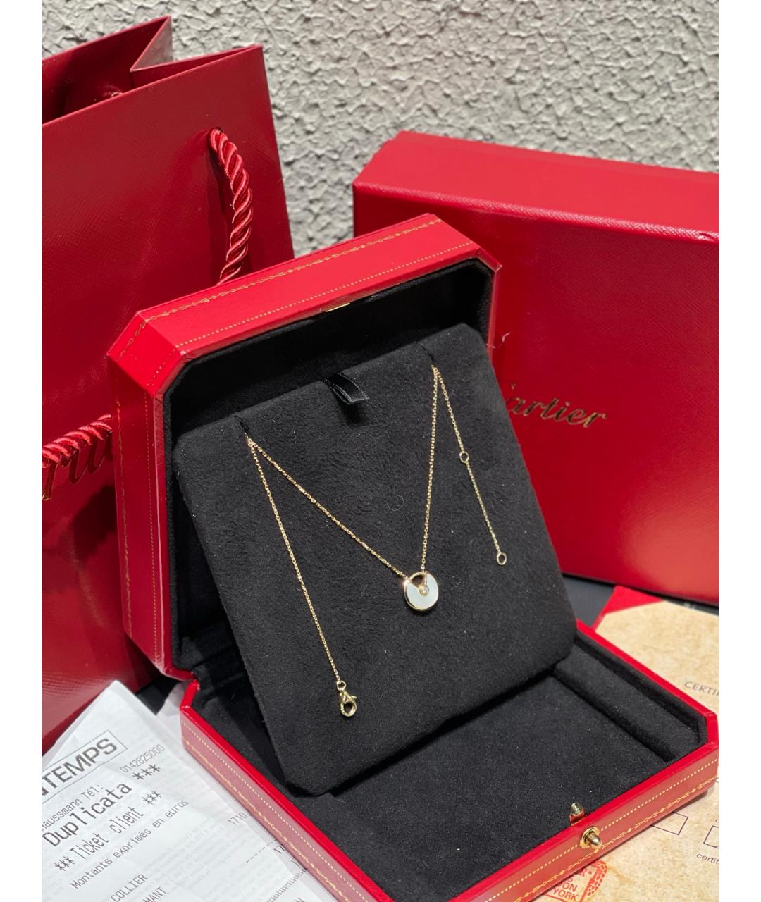 CARTIER Золотое колье из розового золота, фото 4