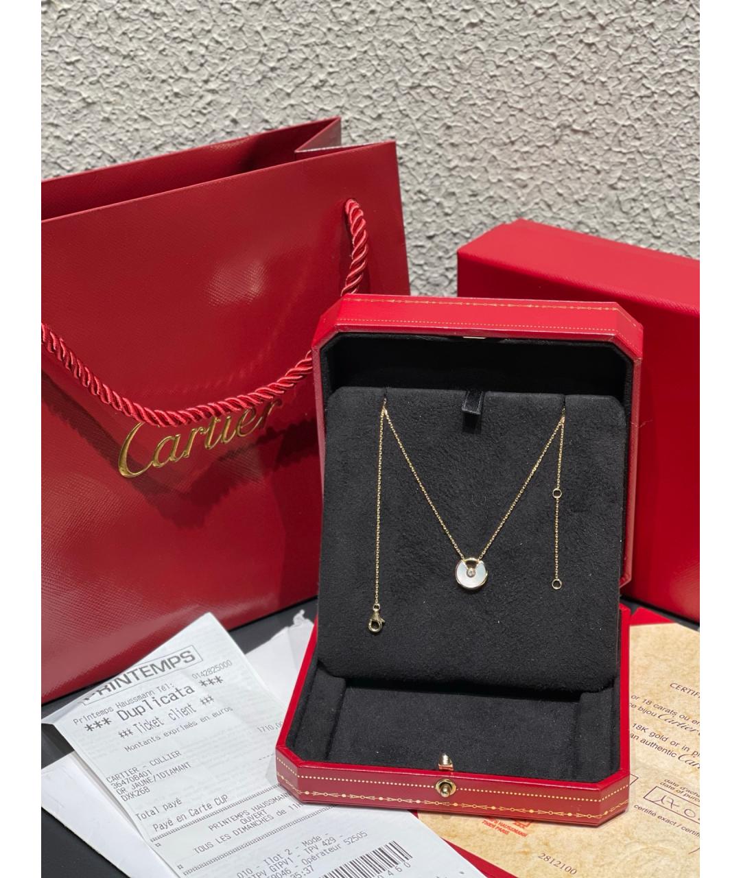 CARTIER Золотое колье из розового золота, фото 10