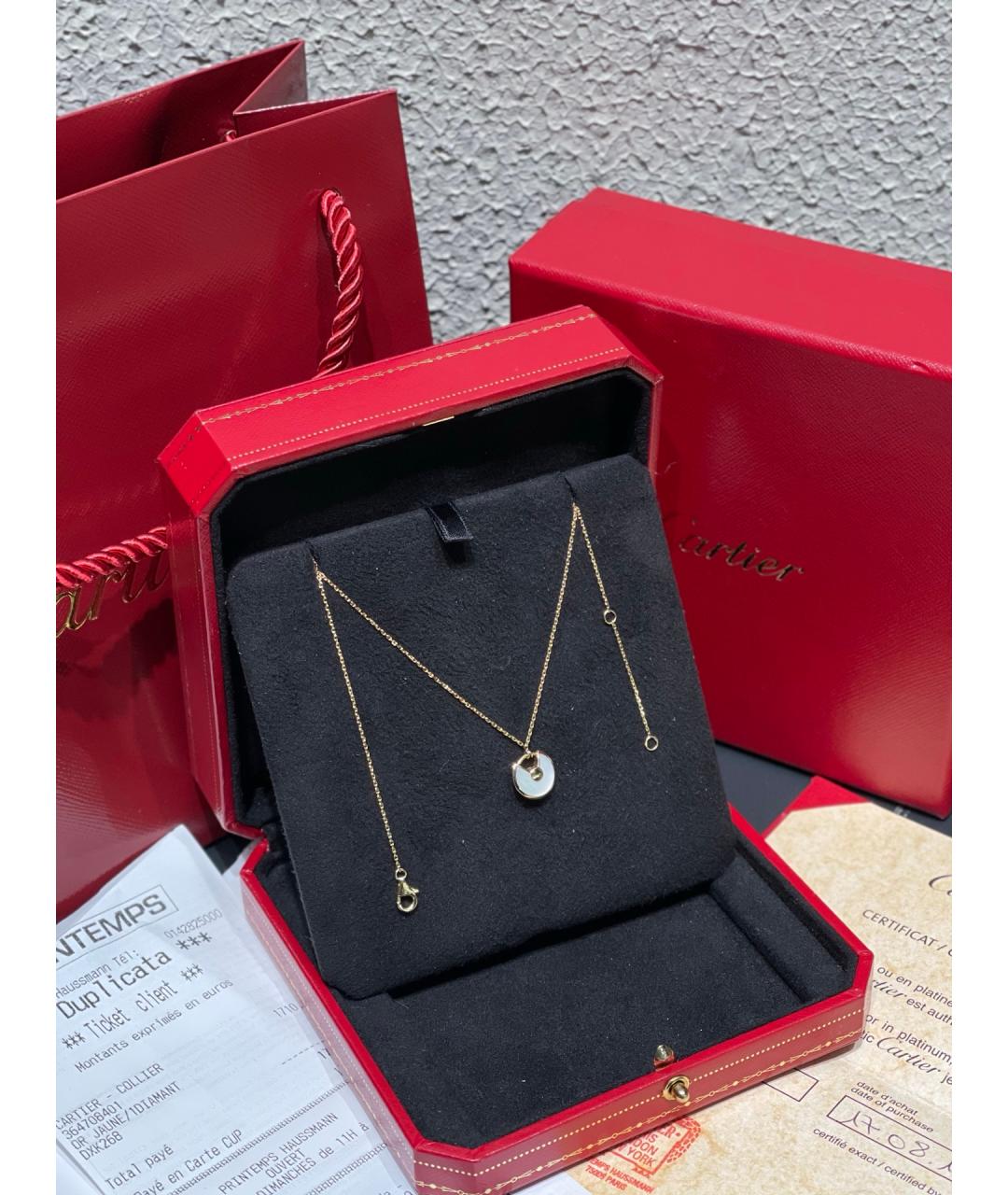 CARTIER Золотое колье из розового золота, фото 5