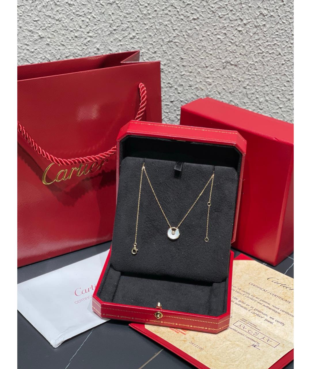 CARTIER Золотое колье из розового золота, фото 7