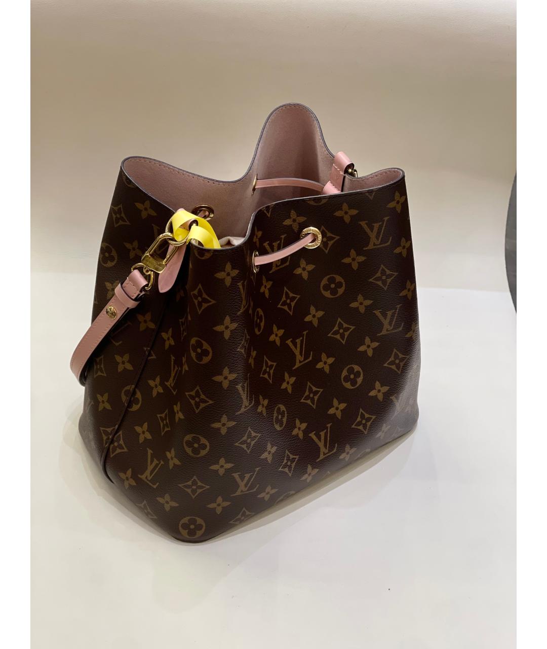 LOUIS VUITTON Коричневая сумка тоут, фото 4