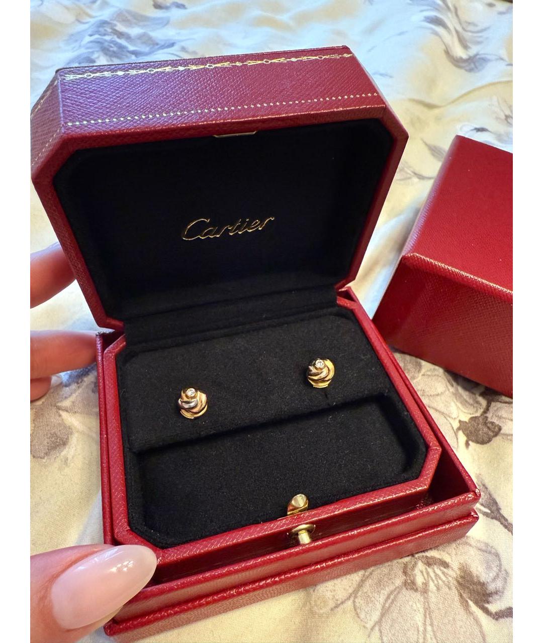 CARTIER Серьги из белого золота, фото 6