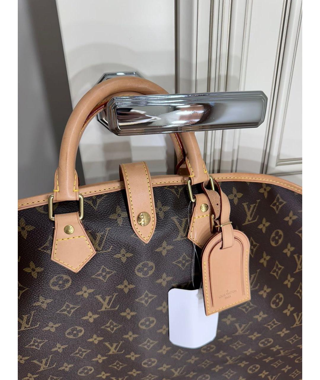 LOUIS VUITTON Коричневая дорожная/спортивная сумка, фото 3