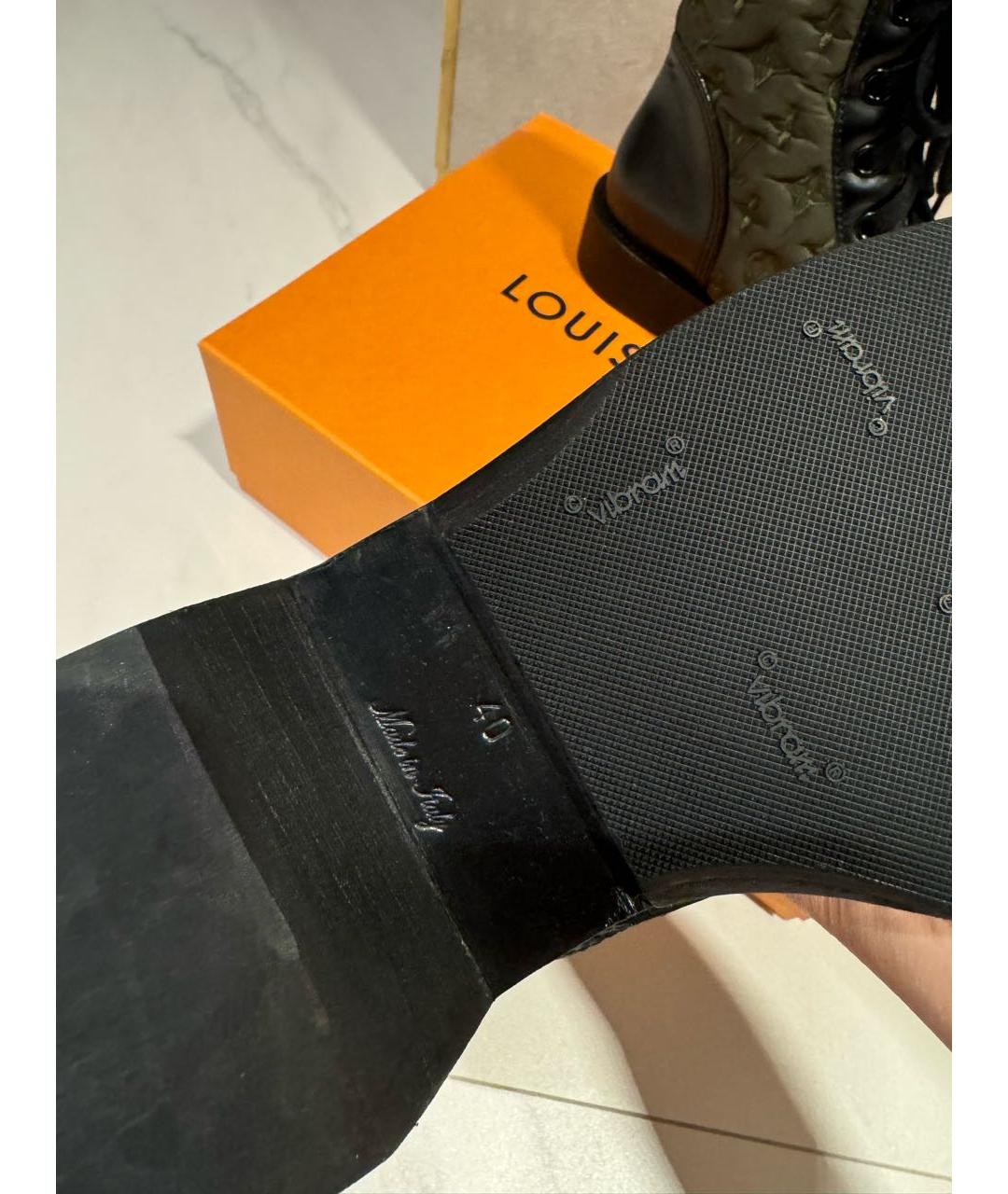 LOUIS VUITTON Мульти кожаные ботинки, фото 5
