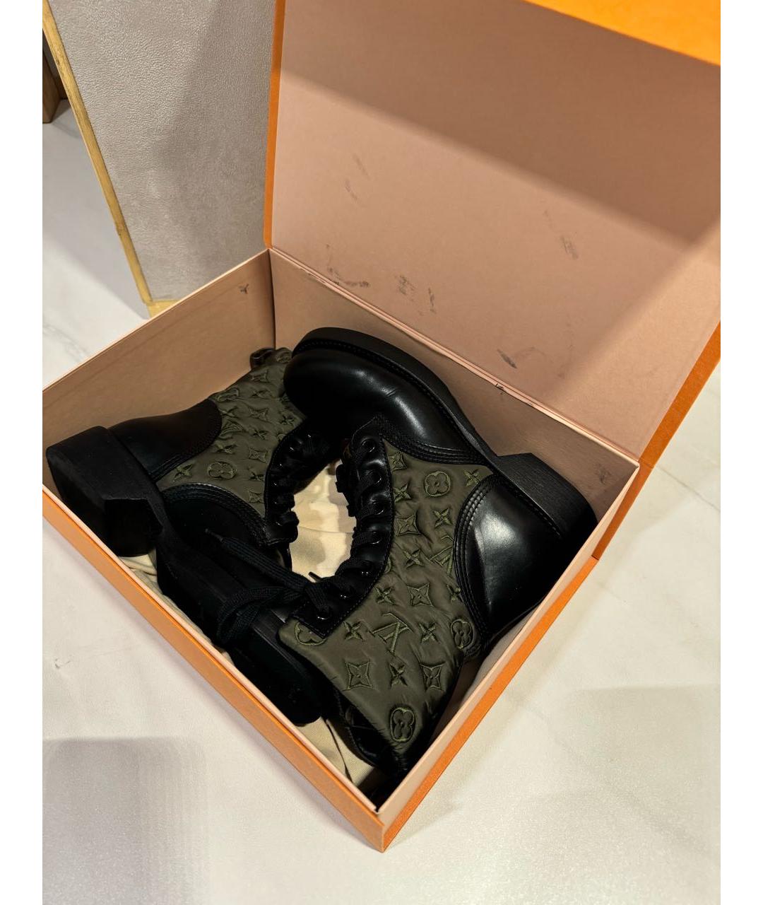 LOUIS VUITTON Мульти кожаные ботинки, фото 6