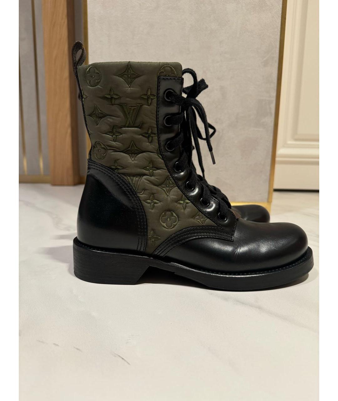 LOUIS VUITTON Мульти кожаные ботинки, фото 7