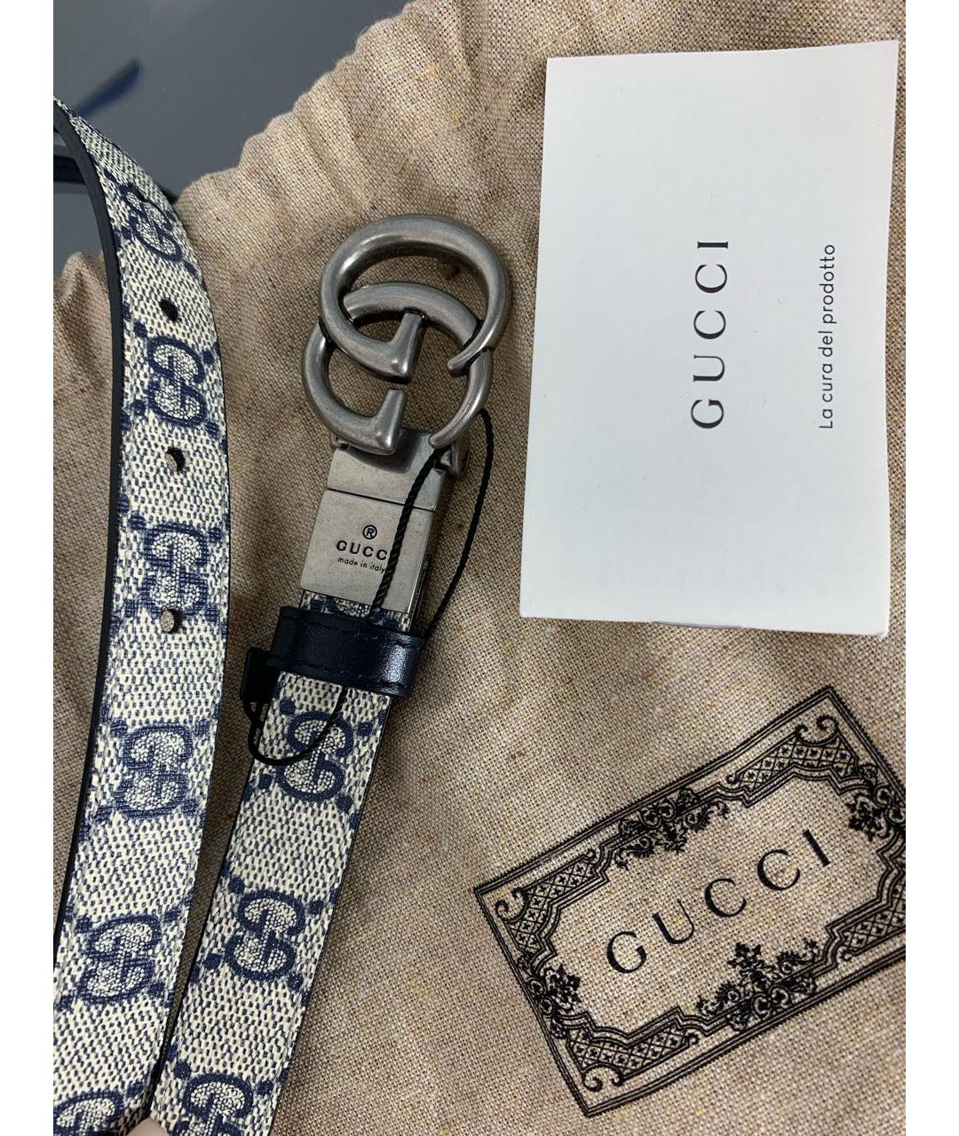 GUCCI Кожаный ремень, фото 4
