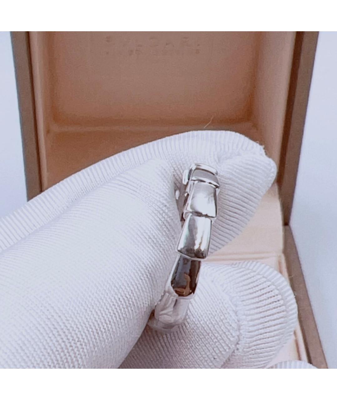BVLGARI Белое кольцо из белого золота, фото 2