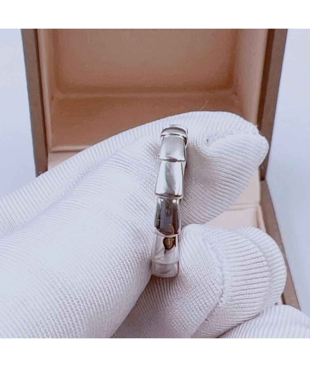 BVLGARI Белое кольцо из белого золота, фото 6