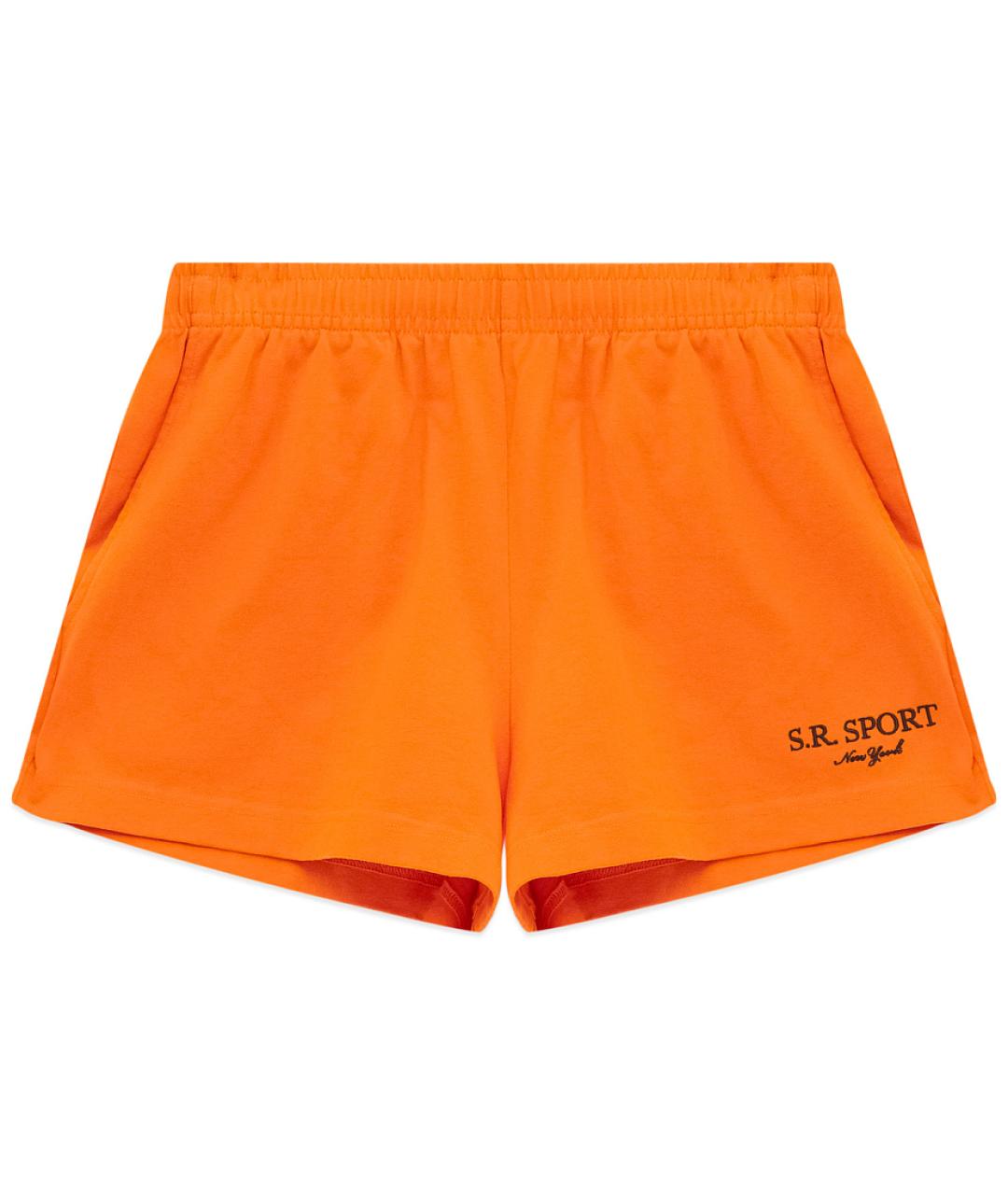 SPORTY AND RICH Оранжевое хлопковые шорты, фото 1