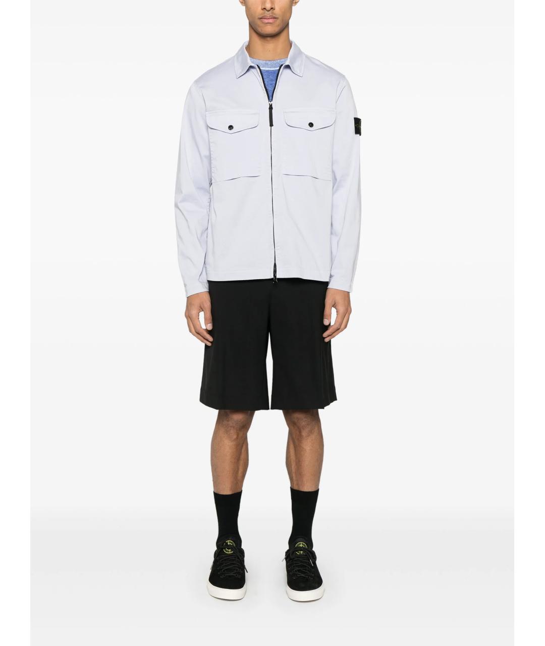STONE ISLAND Синий джемпер / свитер, фото 2